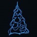 2d christmas motif light 165