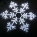 2d christmas snowflake motif light 13