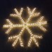 2d christmas snowflake motif light 20