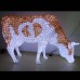 3d christmas bull motif light 02