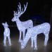 3d christmas clear deer motif light 01