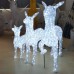 3d christmas clear deer motif light 03