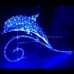 3d christmas dolphin motif light 02