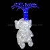 3d christmas elephant motif light 02