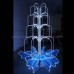 3d christmas fountain motif light 01