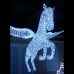3d christmas decoration horse motif light 01