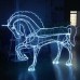 3d christmas decoration horse motif light 01