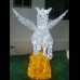 3d christmas decoration horse motif light 03