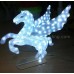 3d christmas decoration horse motif light 03