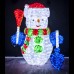 3d christmas decoration man motif light 02