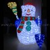 3d christmas decoration man motif light 08