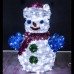 3d christmas decoration man motif light 08