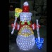 3d christmas decoration man motif light 08