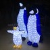 3d christmas decoration penguin motif light 05