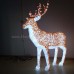 3d christmas decoration deer motif light 03