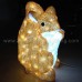 3d christmas decoration rabbit motif light 05