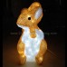 3d christmas decoration rabbit motif light 01