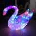3d christmas decoration swan motif light 08